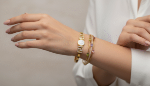 AESH gold bangles – handcrafted jewellery for women