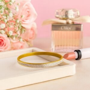 golden kada with stones