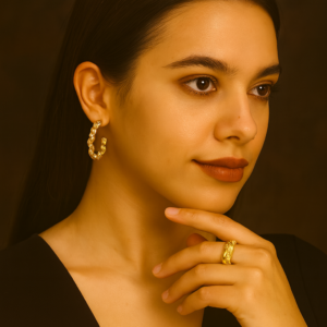 lightweight twisted hoops