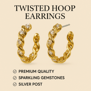 lightweight twisted hoops