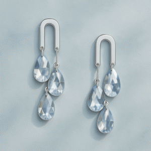 crystal drop earrings