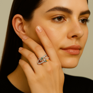 adjustable floral ring