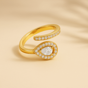 adjustable tear drop ring