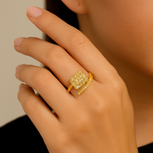 imported gold adjustable ring