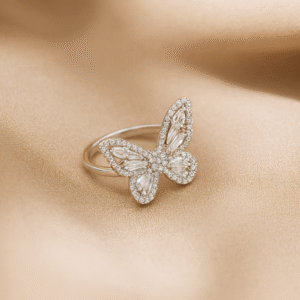 Imported Silver Butterfly Ring