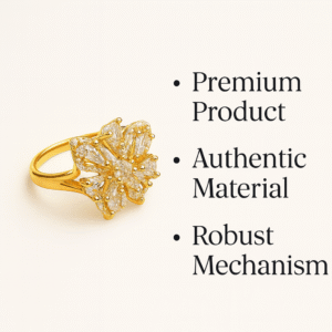 Imported Gold Floral Ring