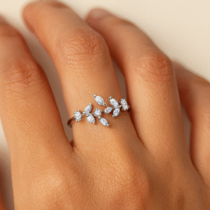 Adjustable Leaf Ring