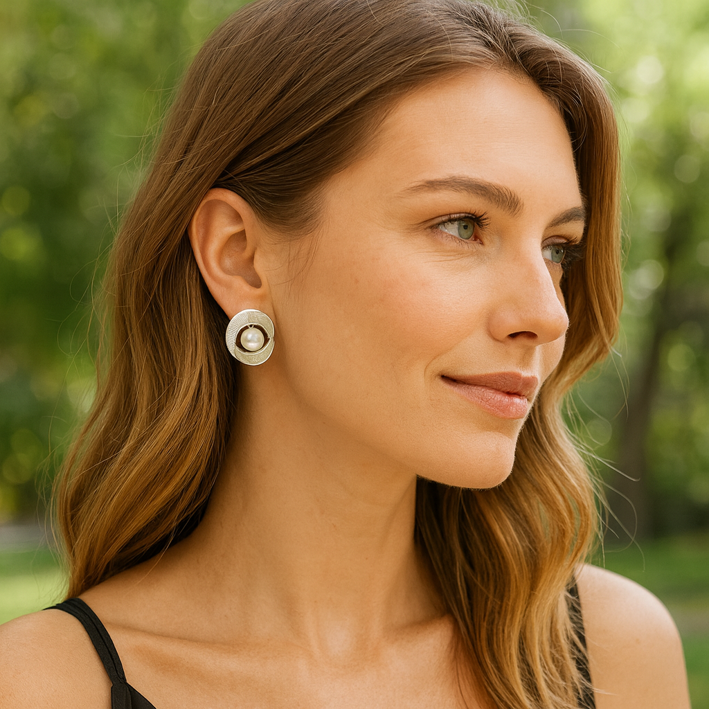 silver pearl earrings silver pearl earrings