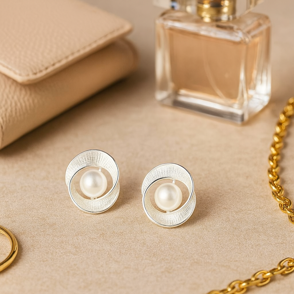 silver pearl earrings silver pearl earrings