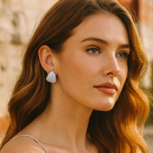 crystal stud earrings
