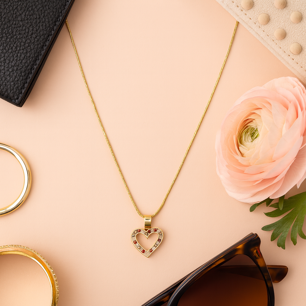 Heart Pendant Chain For Women Heart Pendant Chain For Women