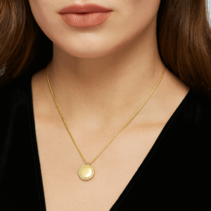 Korean round pendant chain