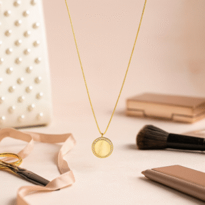 Korean round pendant chain