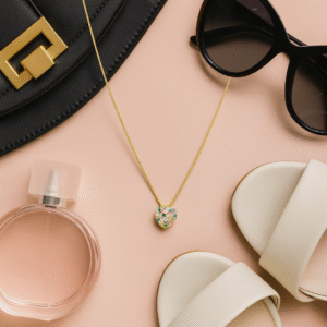 Korean Design Round Pendant Chain