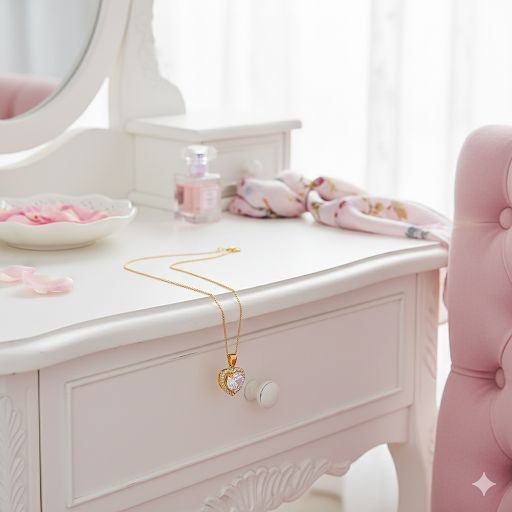 Jewelsland Heart Pendant Chain Jewelsland Heart Pendant Chain