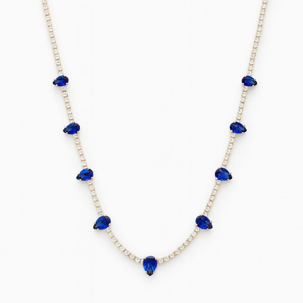 Rose Gold Plated Fine Chain Necklace with a small, curved pendant shaped like the head and shaft of a nail.