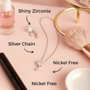 Jewelsland Silver Necklace Set