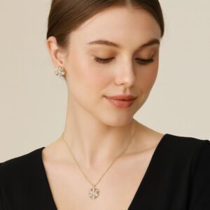 Multicolor Floral Necklace Set