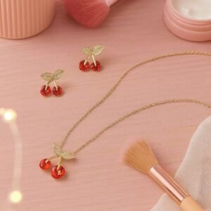 Jewelsland Cherry Necklace Set