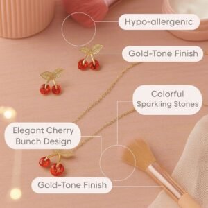 Jewelsland Cherry Necklace Set