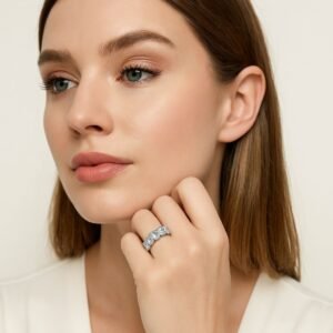 Imported Korean Design Silver Ring